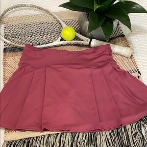 Pink Pleated Tennis Skirt